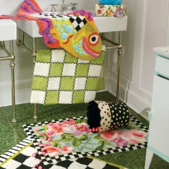 Outlet MacKenzie-Childs Courtly Check Bath Rug - Standard