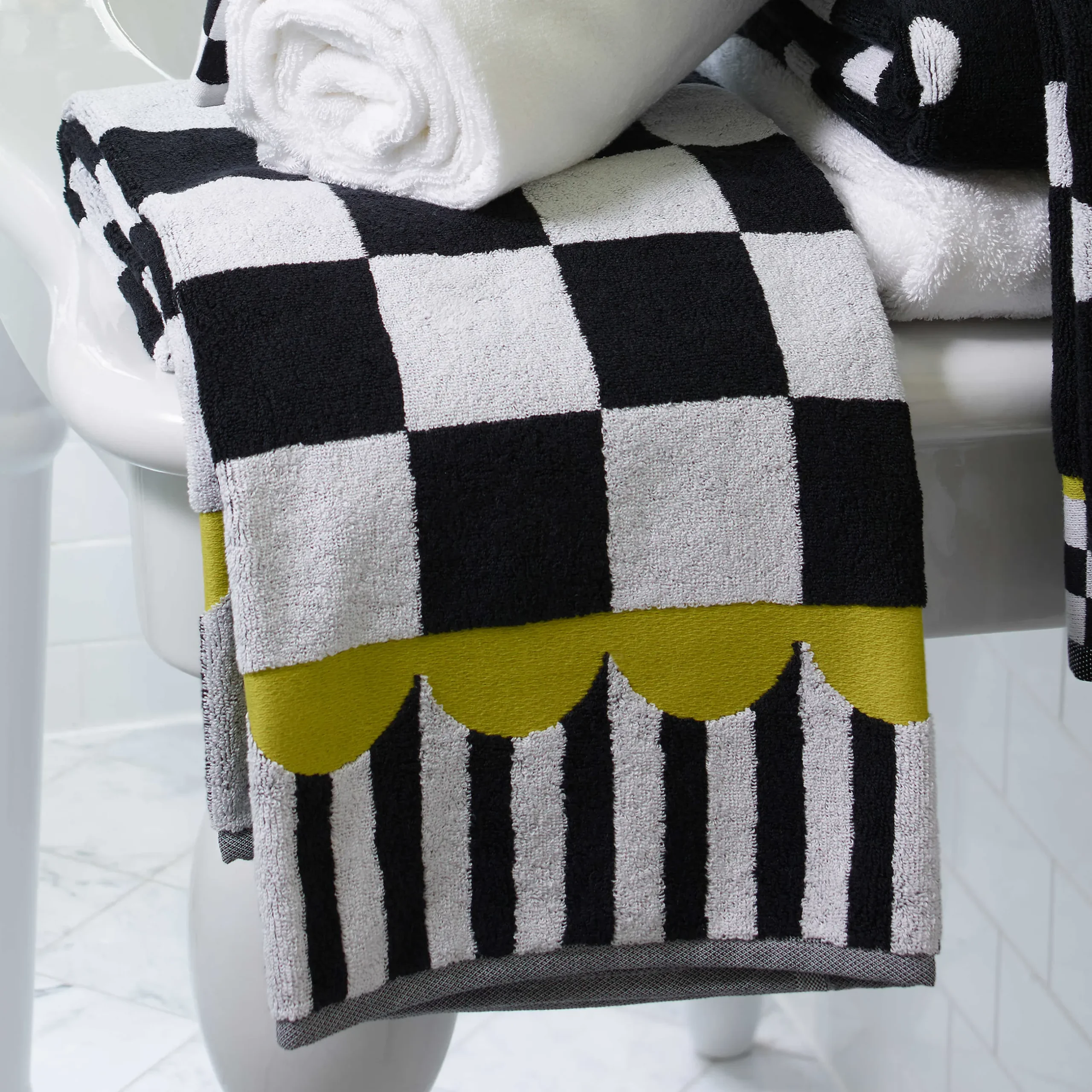 Online MacKenzie-Childs Courtly Check Bath Towel