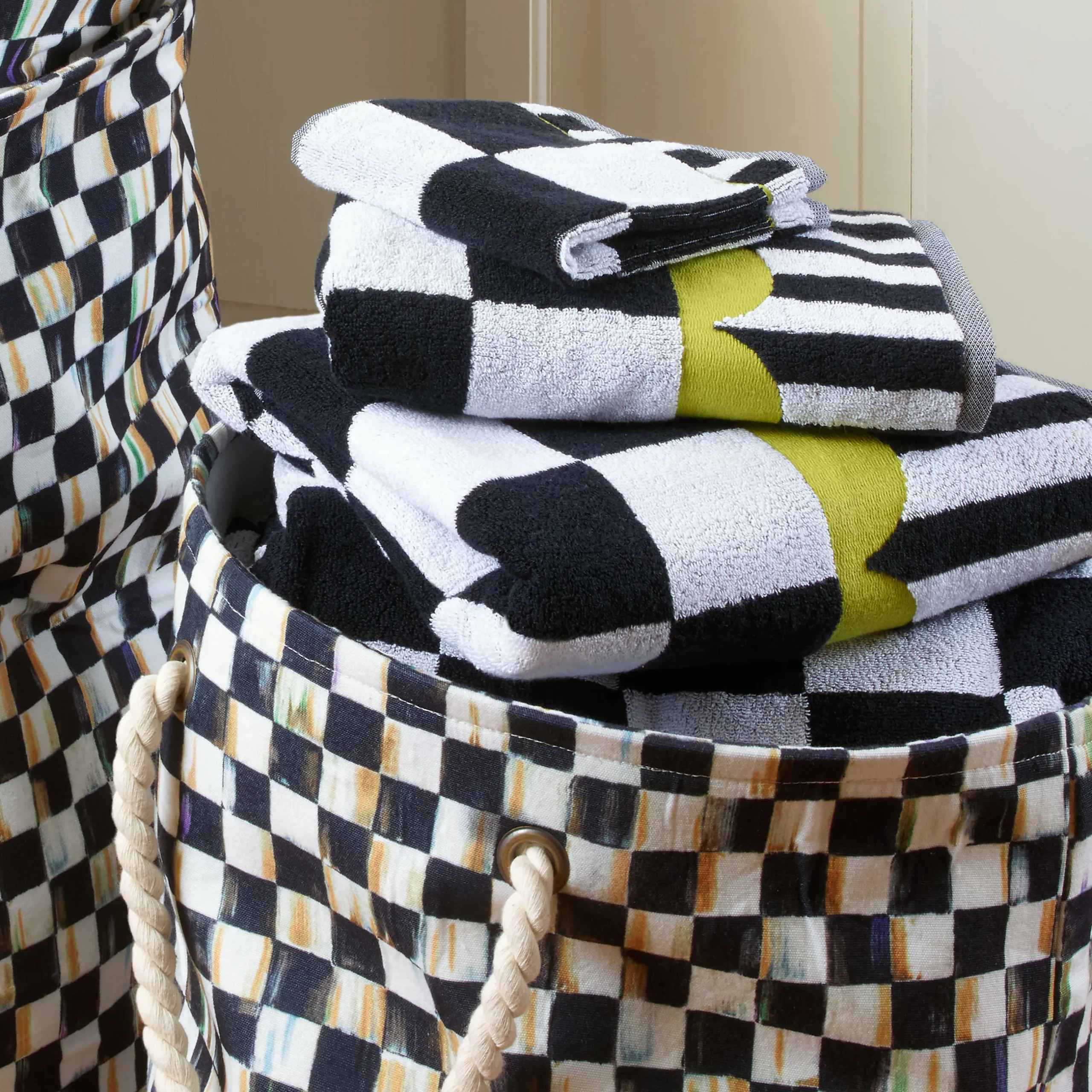 Online MacKenzie-Childs Courtly Check Bath Towel