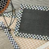 Sale MacKenzie-Childs Courtly Check Black Sisal Rug - 2'6" X 9' Runner