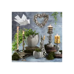 Outlet MacKenzie-Childs Courtly Check Butterfly Candle Holders - Set Of 2