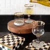New MacKenzie-Childs Courtly Check Cocktail Napkin Holder