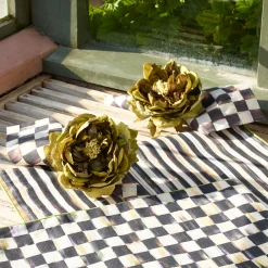 Clearance MacKenzie-Childs Courtly Check Cotton Napkin