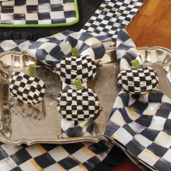 Clearance MacKenzie-Childs Courtly Check Cotton Napkin