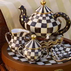 Clearance MacKenzie-Childs Courtly Check Creamer