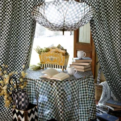 Hot MacKenzie-Childs Courtly Check Curtain Panel