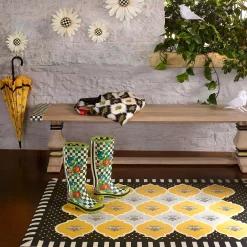 MacKenzie-Childs Courtly Check Daisy Wall Decor - Medium
