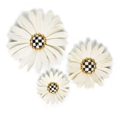 MacKenzie-Childs Courtly Check Daisy Wall Decor - Medium
