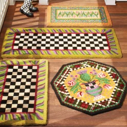 MacKenzie-Childs Courtly Check Double Door Entrance Mat