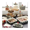 Outlet MacKenzie-Childs Courtly Check Enamel Butter Box