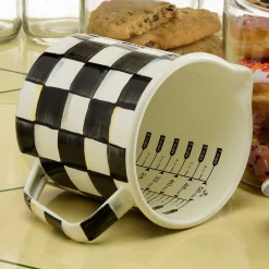 Discount MacKenzie-Childs Courtly Check Enamel 7 Cup Measuring Cup