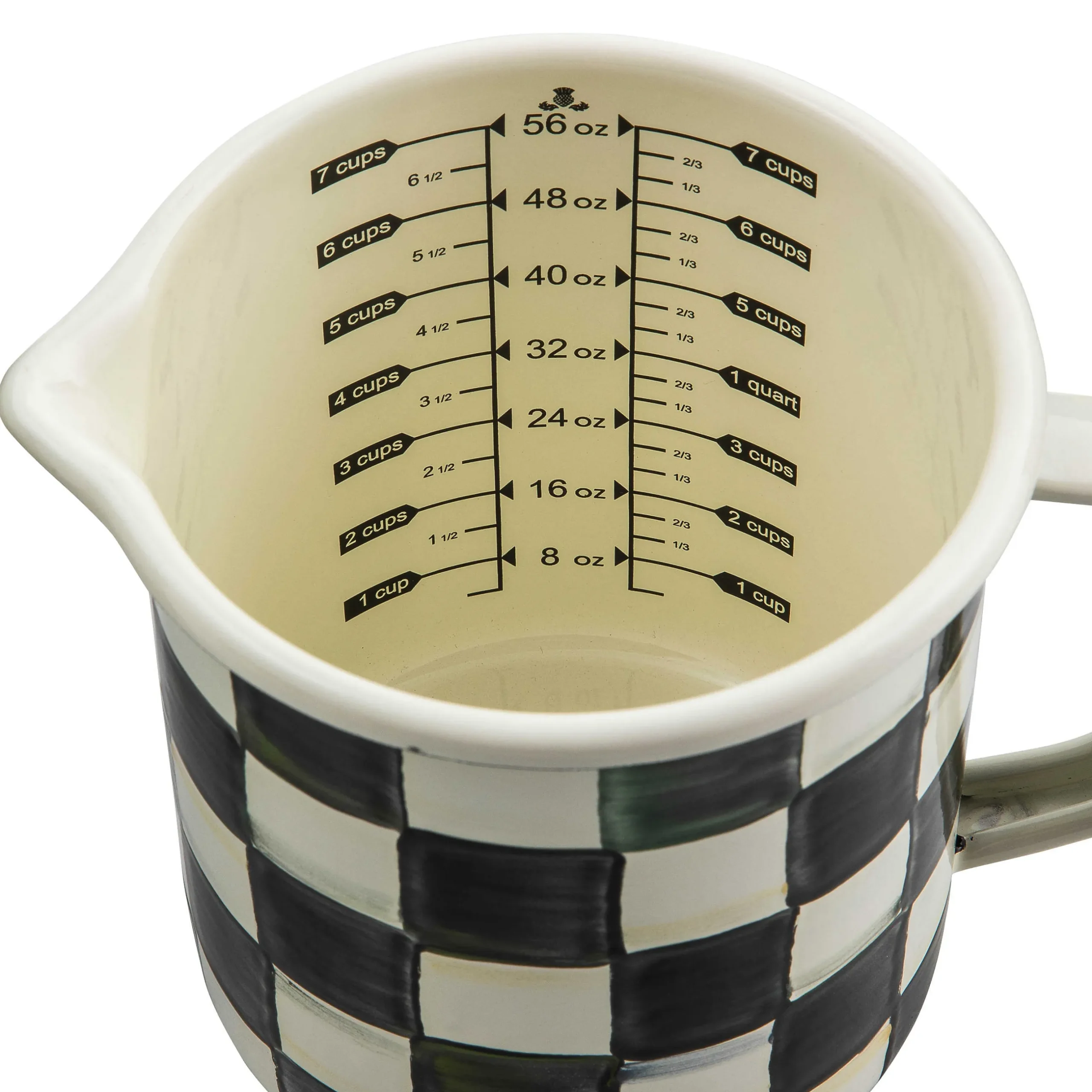 Discount MacKenzie-Childs Courtly Check Enamel 7 Cup Measuring Cup