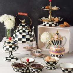 Online MacKenzie-Childs Courtly Check Enamel Curiosity Pot