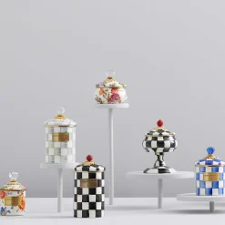 Online MacKenzie-Childs Courtly Check Enamel Curiosity Pot