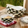 Sale MacKenzie-Childs Courtly Check Enamel Everyday Bowl - Small