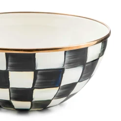 Sale MacKenzie-Childs Courtly Check Enamel Everyday Bowl - Small