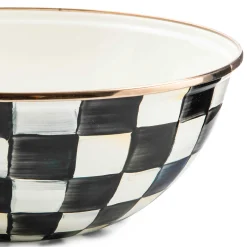 Sale MacKenzie-Childs Courtly Check Enamel Everyday Bowl - Medium