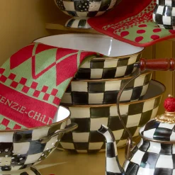 Discount MacKenzie-Childs Courtly Check Enamel Everyday Bowl - Large