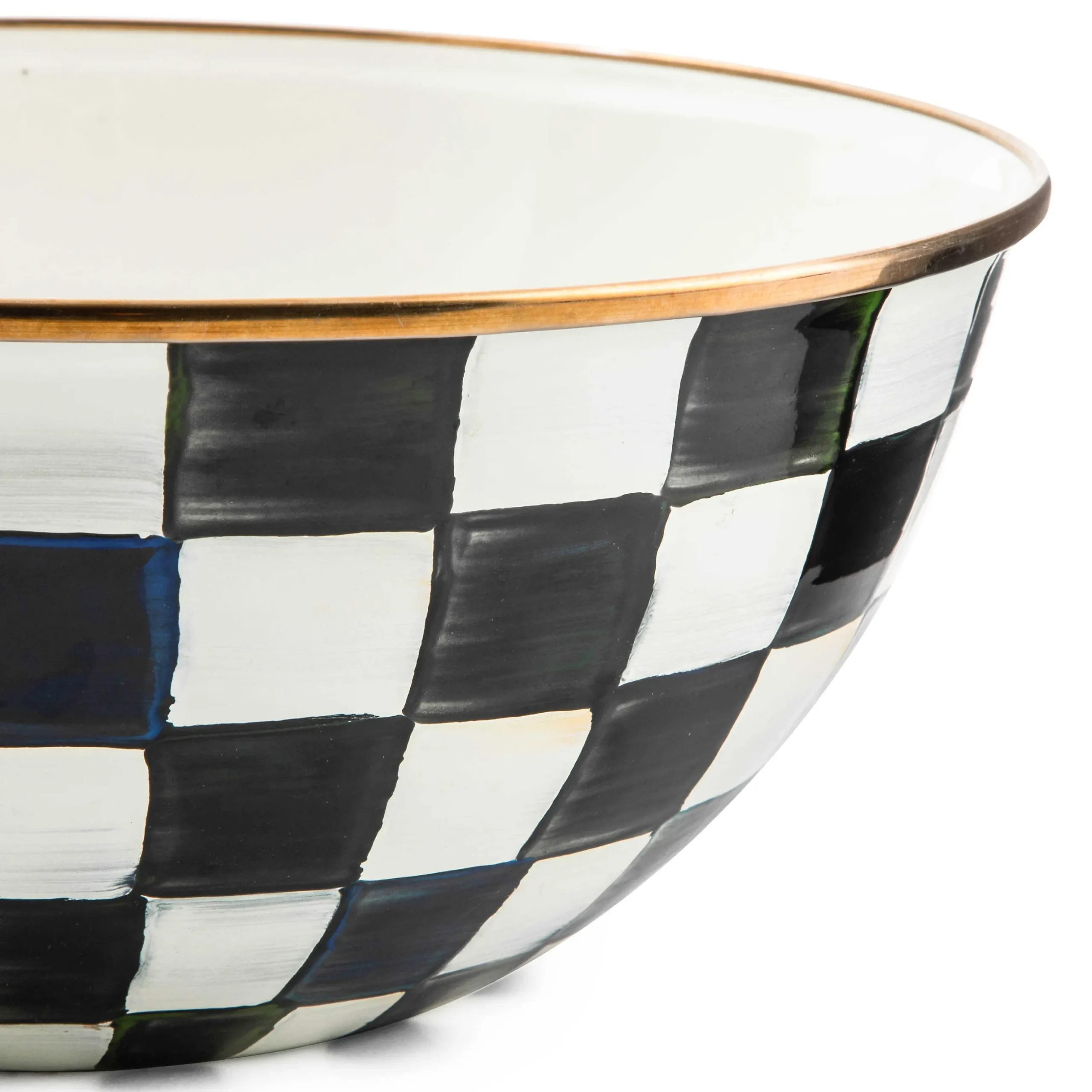Discount MacKenzie-Childs Courtly Check Enamel Everyday Bowl - Large