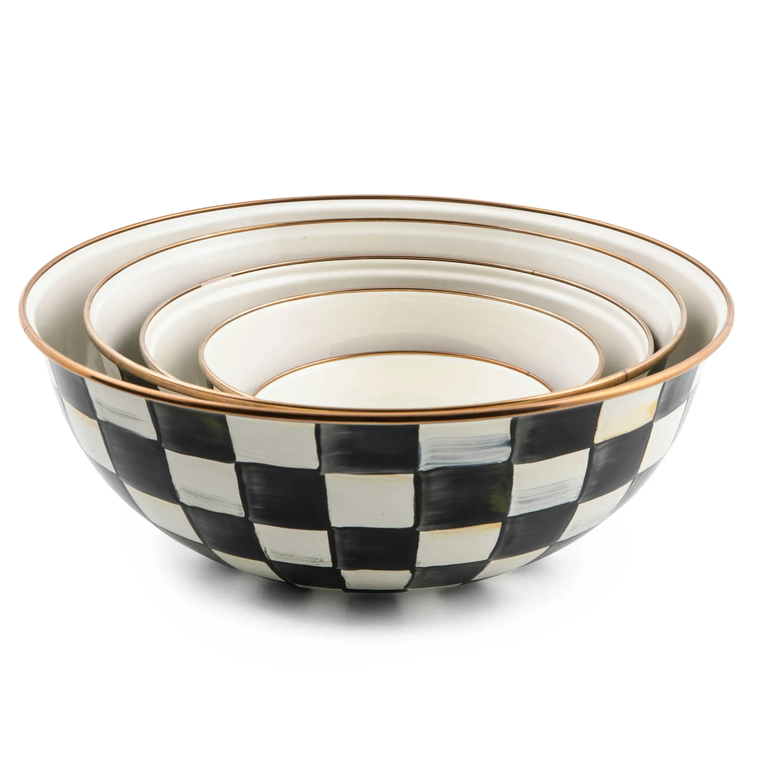 Discount MacKenzie-Childs Courtly Check Enamel Everyday Bowl - Large