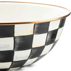 Discount MacKenzie-Childs Courtly Check Enamel Everyday Bowl - Extra Large