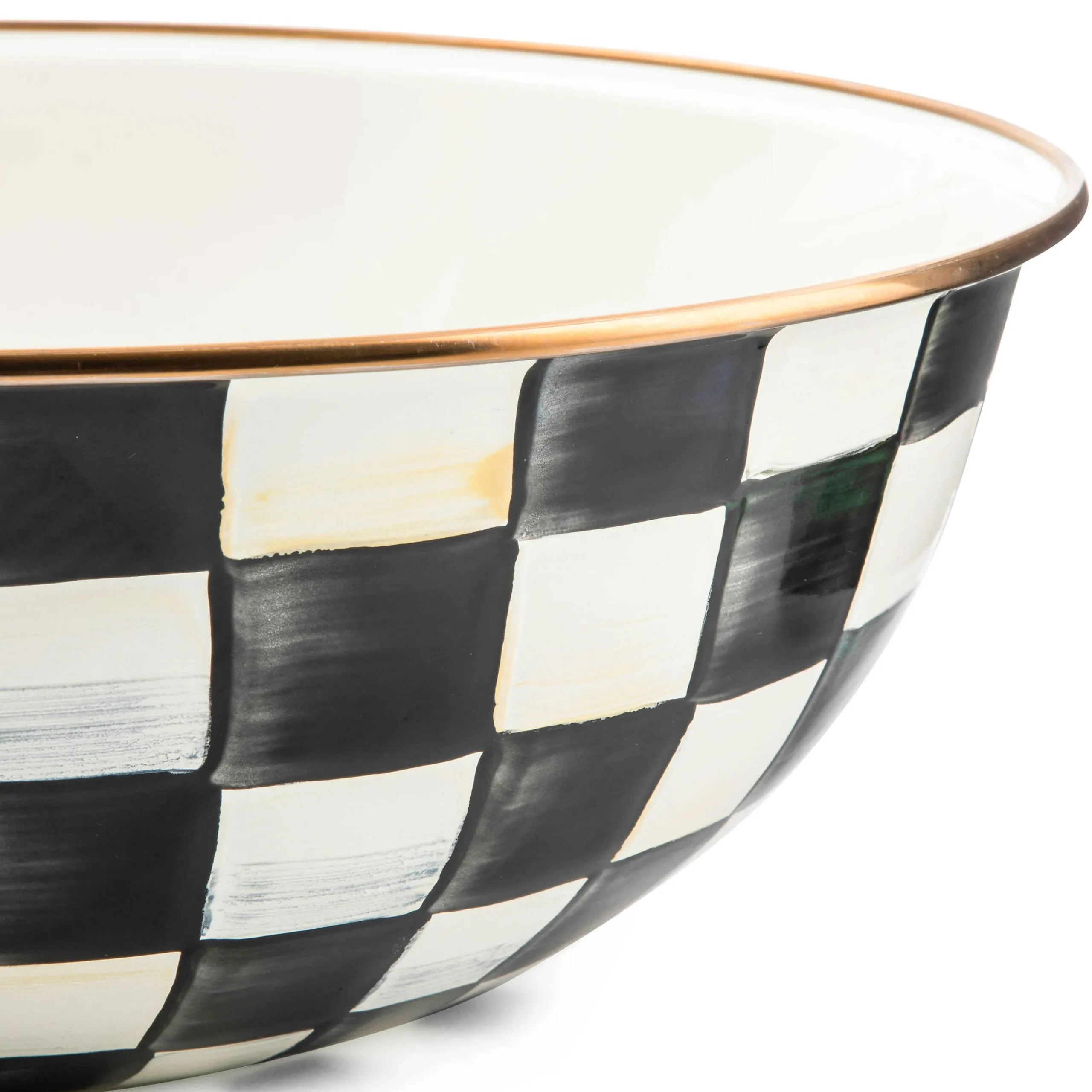 Discount MacKenzie-Childs Courtly Check Enamel Everyday Bowl - Extra Large