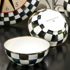 Sale MacKenzie-Childs Courtly Check Enamel Everyday Bowl
