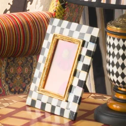 Discount MacKenzie-Childs Courtly Check Enamel Frame - 5