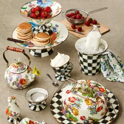 Online MacKenzie-Childs Courtly Check Enamel Ice Cream Dish