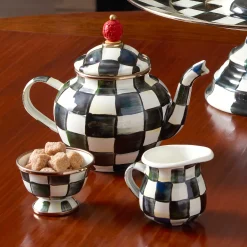 Best MacKenzie-Childs Courtly Check Enamel Little Creamer