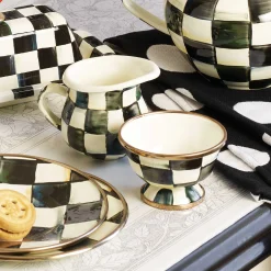 Best MacKenzie-Childs Courtly Check Enamel Little Creamer