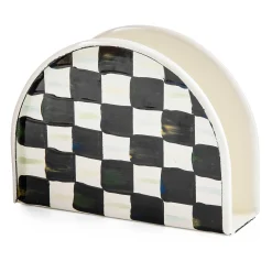 Discount MacKenzie-Childs Courtly Check Enamel Napkin Holder
