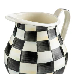 Sale MacKenzie-Childs Courtly Check Enamel Pitcher