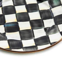 Sale MacKenzie-Childs Courtly Check Enamel Salad/Dessert Plate