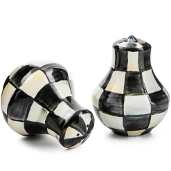 Outlet MacKenzie-Childs Courtly Check Enamel Salt & Pepper Shakers