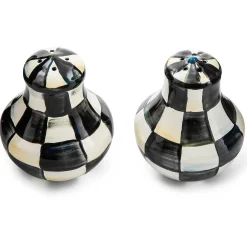 Outlet MacKenzie-Childs Courtly Check Enamel Salt & Pepper Shakers