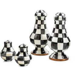 Outlet MacKenzie-Childs Courtly Check Enamel Salt & Pepper Shakers