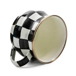 Sale MacKenzie-Childs Courtly Check Enamel Teacup