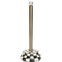 Discount MacKenzie-Childs Courtly Check Enamel Toilet Tissue Storage