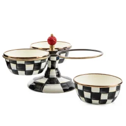 Discount MacKenzie-Childs Courtly Check Enamel Triplicity