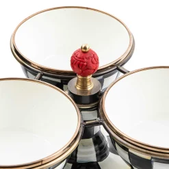 Discount MacKenzie-Childs Courtly Check Enamel Triplicity