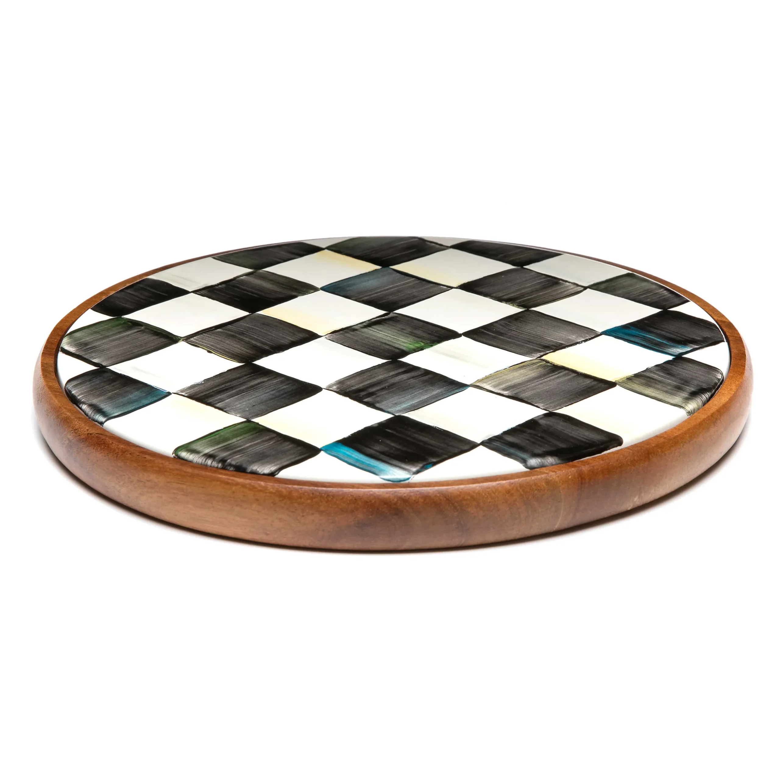 Online MacKenzie-Childs Courtly Check Enamel Trivet - Large