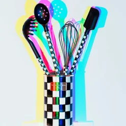 Sale MacKenzie-Childs Courtly Check Enamel Utensil Set