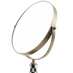MacKenzie-Childs Courtly Check Enamel Vanity Mirror