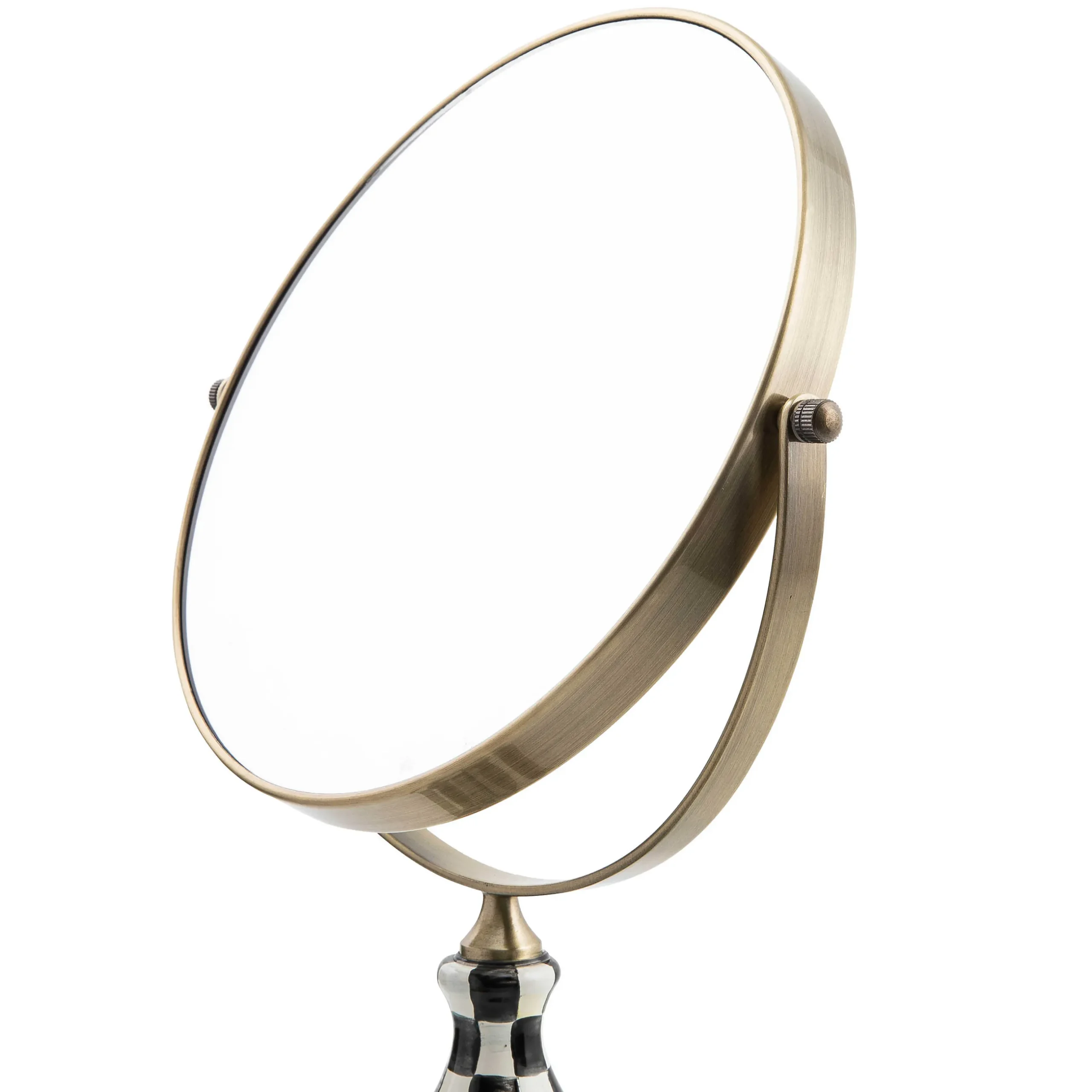 MacKenzie-Childs Courtly Check Enamel Vanity Mirror