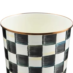 Discount MacKenzie-Childs Courtly Check Enamel Waste Bin