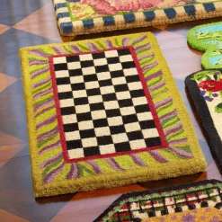 Online MacKenzie-Childs Courtly Check Entrance Mat