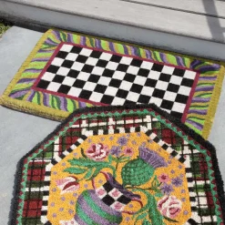 Online MacKenzie-Childs Courtly Check Entrance Mat