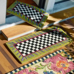Online MacKenzie-Childs Courtly Check Entrance Mat
