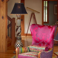 Outlet MacKenzie-Childs Courtly Check Floor Lamp